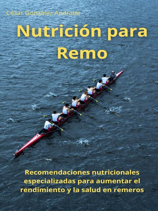 Title details for Nutrición para Remo by César González Andrade - Available